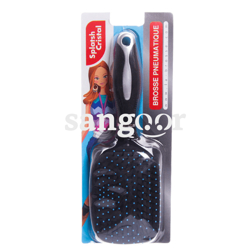 CRISTAL BROSSE CHEVEUX PNEUMATIQUE NOIR