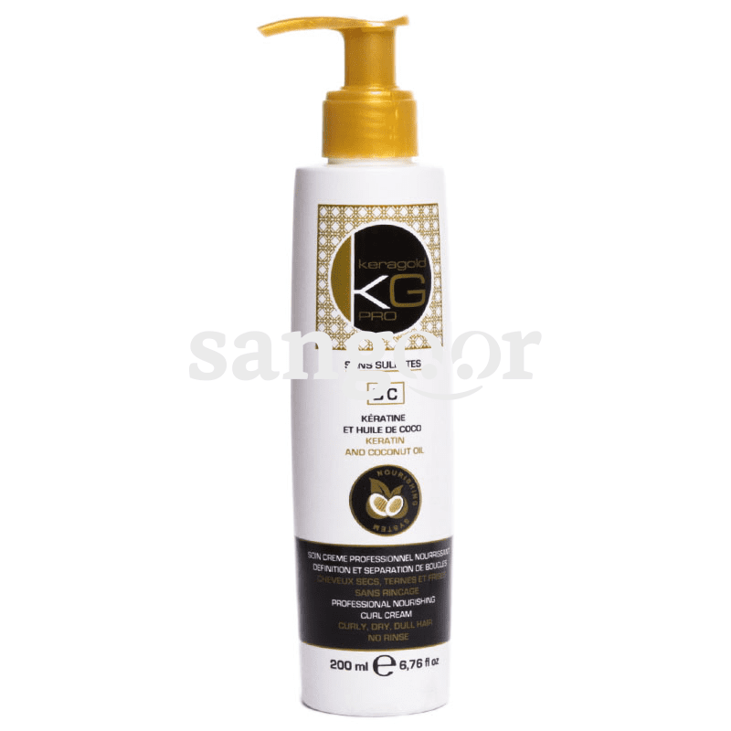 KERAGOLD CREME REBOUCLANTE SANS SULFATE 200ML