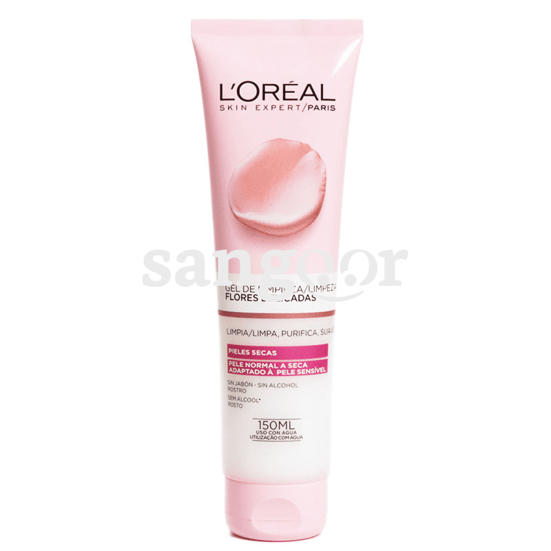 L OREAL GEL NETTOYANT FLEUR DE ROSE 150ML