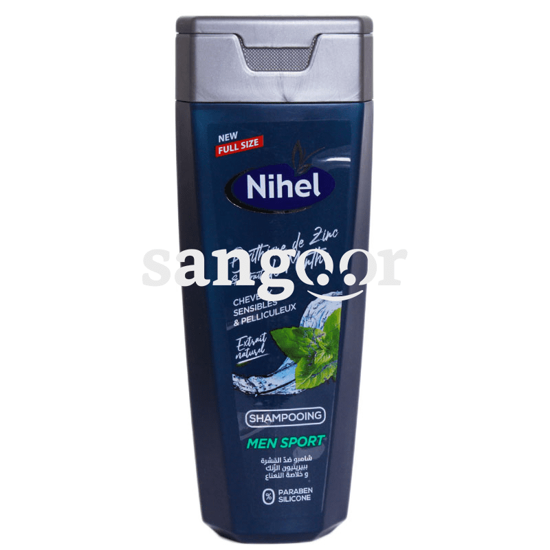 NIHEL SHAMPOING ZINC MENTHE 600ML
