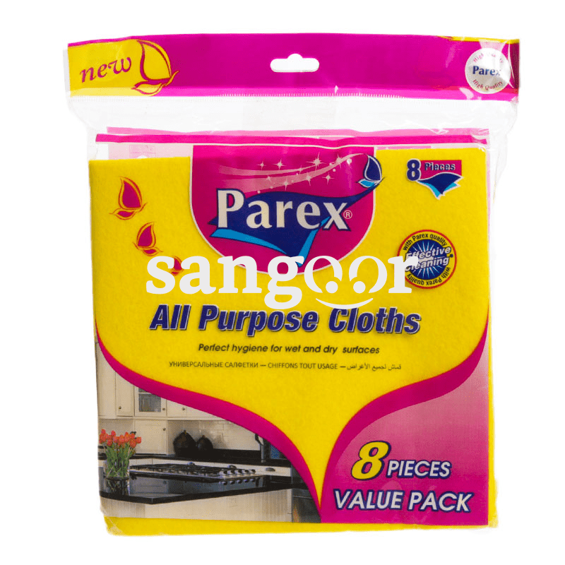 PAREX CHIFFONS DE NETTOYAGE 3836CM 8P