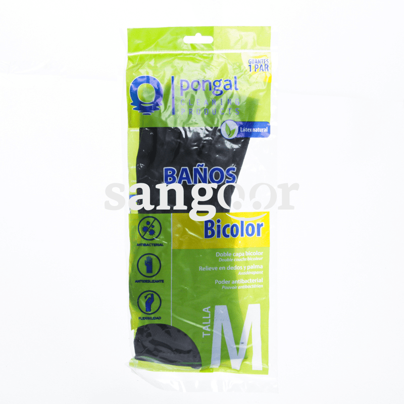 PONGAL GANT SALLE DE BAIN NOIR TAILLE MOYEN