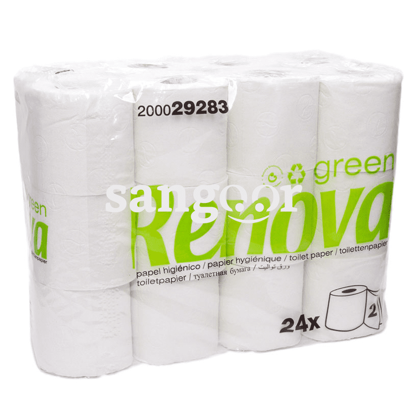 RENOVA PAPIER HYGENIQUE 24PCS GREEN