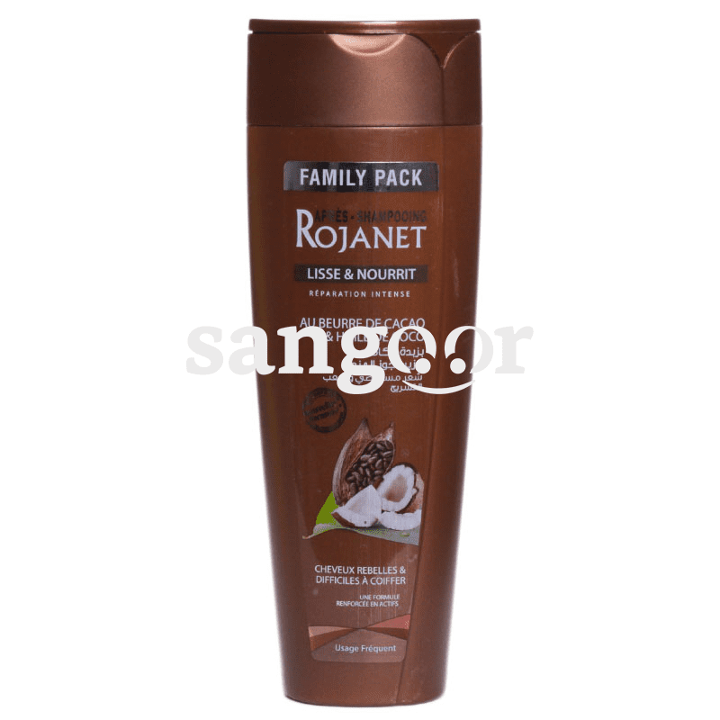 ROJANET APRES SHAMPOING BEURRE DE CACAO HUILE DE COCO 750ML