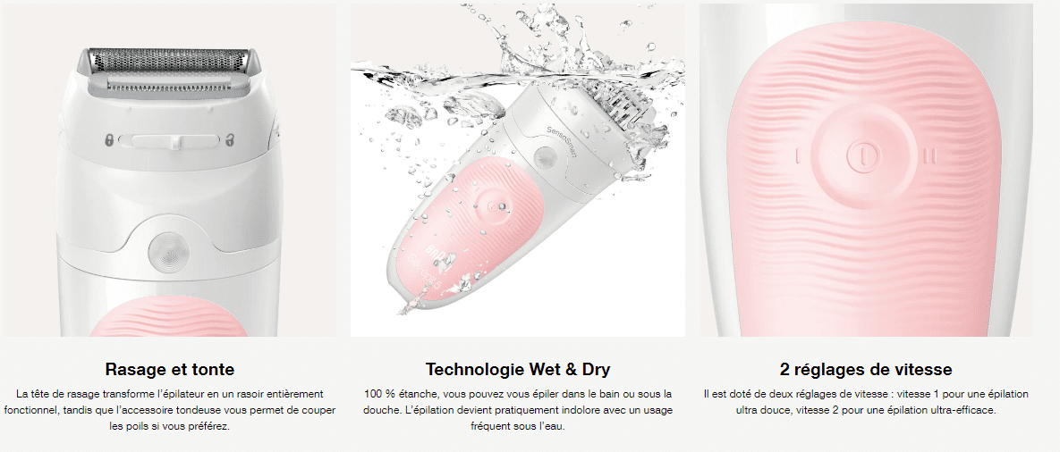 BRAUN EPILATEUR SILK EPIL5 SES5-620