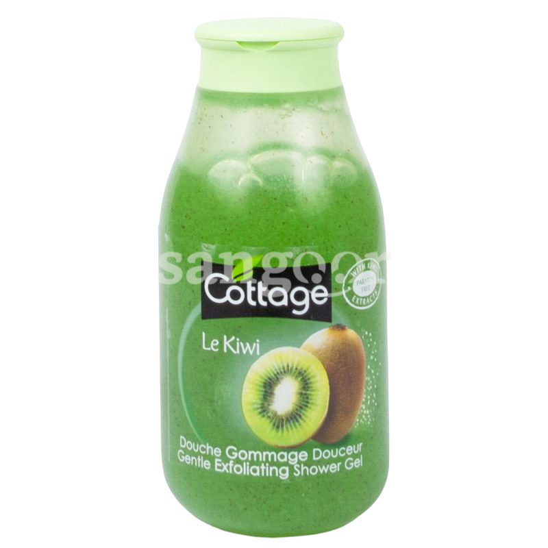 COTTAGE GEL DOUCHE 250ML GOMMAGE KIWI