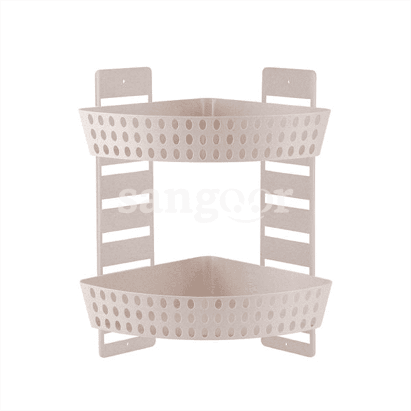 HOGAR ETAGERE DE DOUCHE D ANGLE EN ABS BEIGE