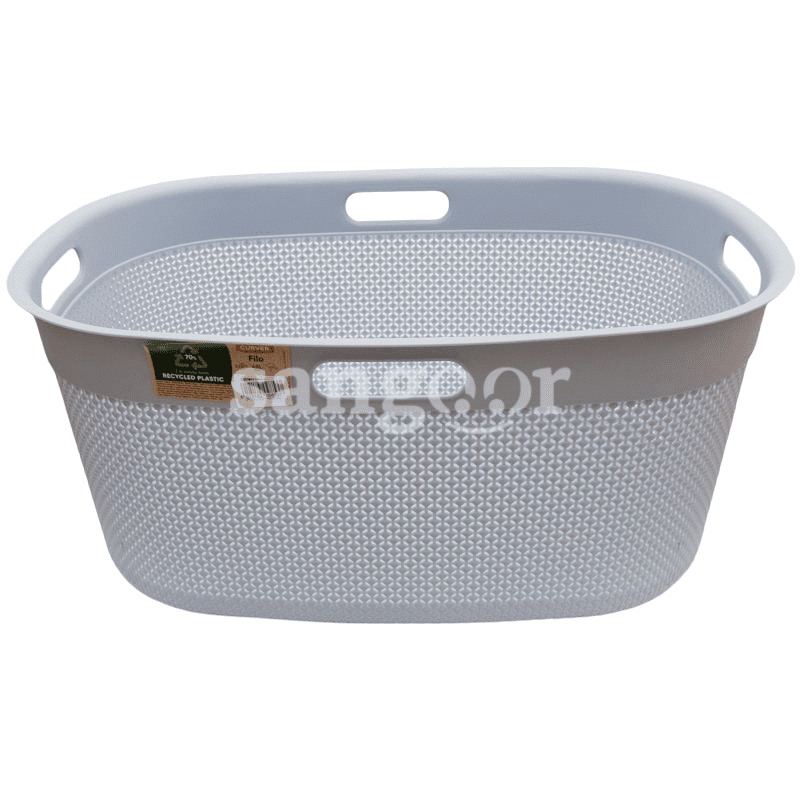 KIS PANIER A LINGE FILO BASKET LAUNDRY BLEU 45L