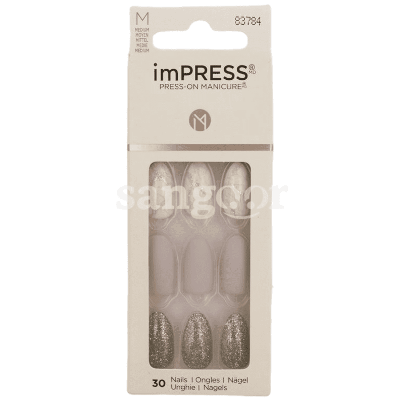 KISS FAUX ONGLES IMPRESS CLIMB UP OVALE 30PCS