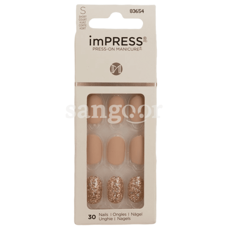 KISS FAUX ONGLES IMPRESS EVANES OVALE 30PCS