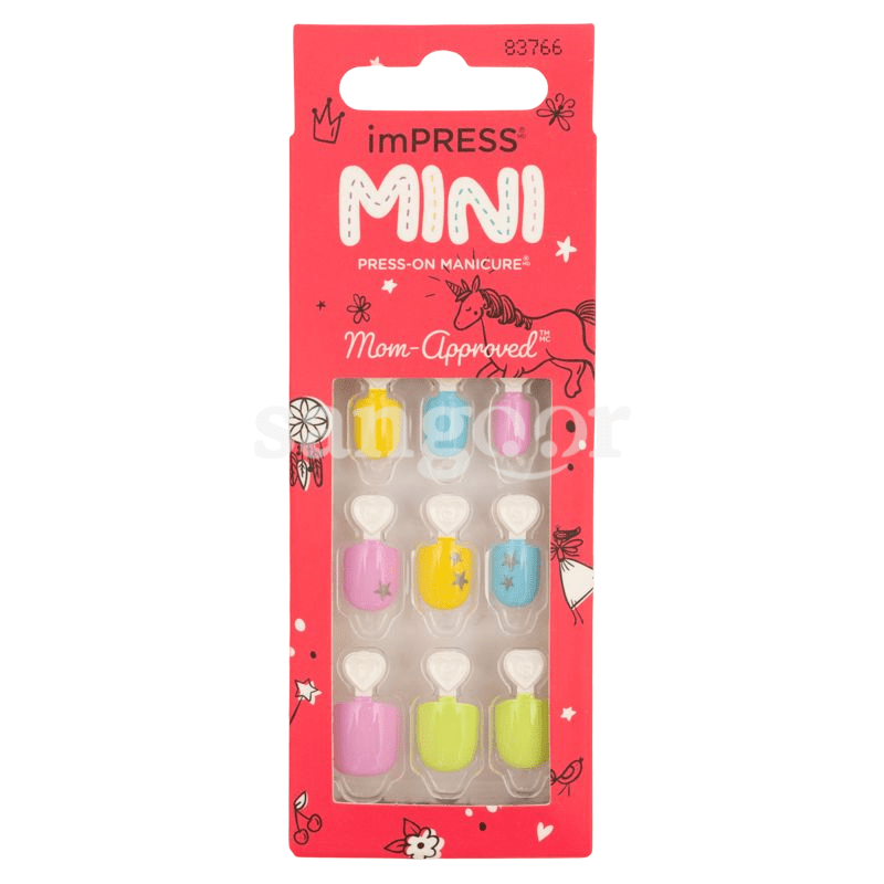 KISS FAUX ONGLES IMPRESS KIDS BESTIES 30PCS