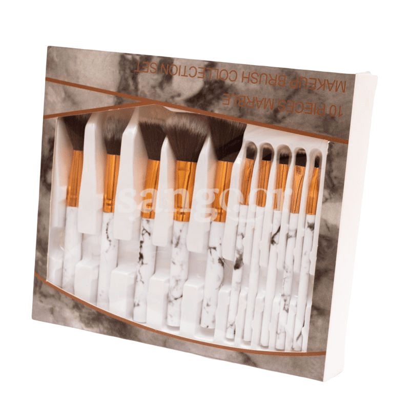 KIT PINCEAUX MAQUILLAGE 10PCS