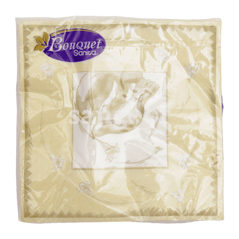 SANITA SERVIETTE DE TABLE BOUQUET 34.534.5 20PCS