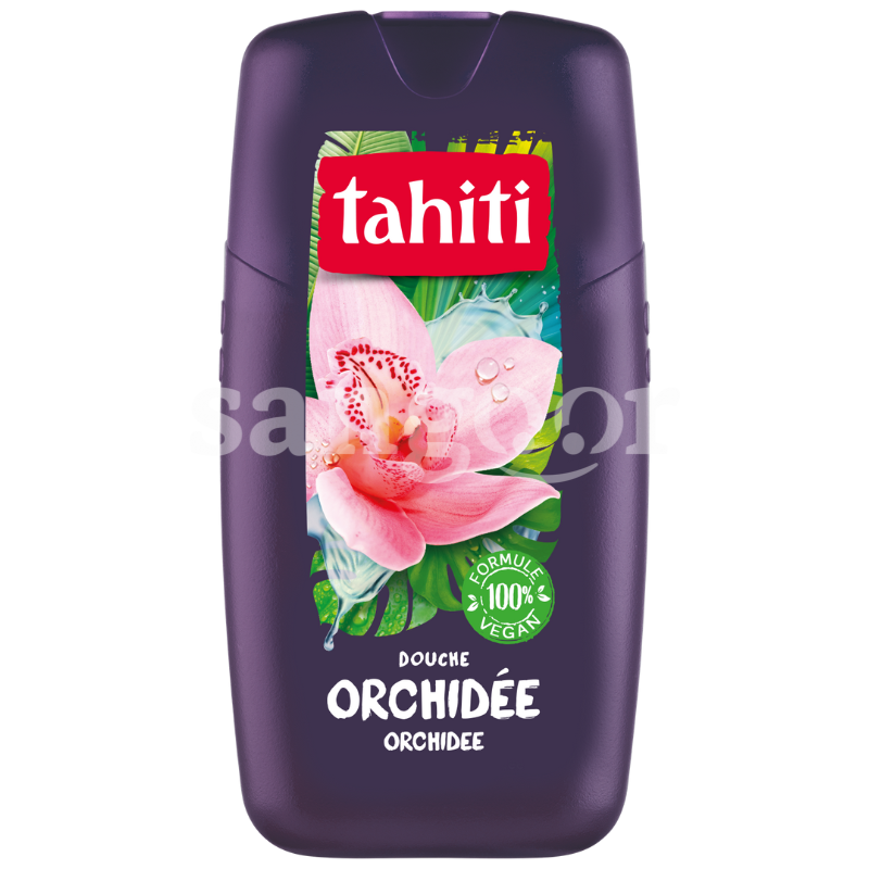TAHITI GEL DOUCHE 250ML ORCHIDEE TAHITI-GEL-DOUCHE-250ML-ORCHIDEE.png.Prix Tunisie