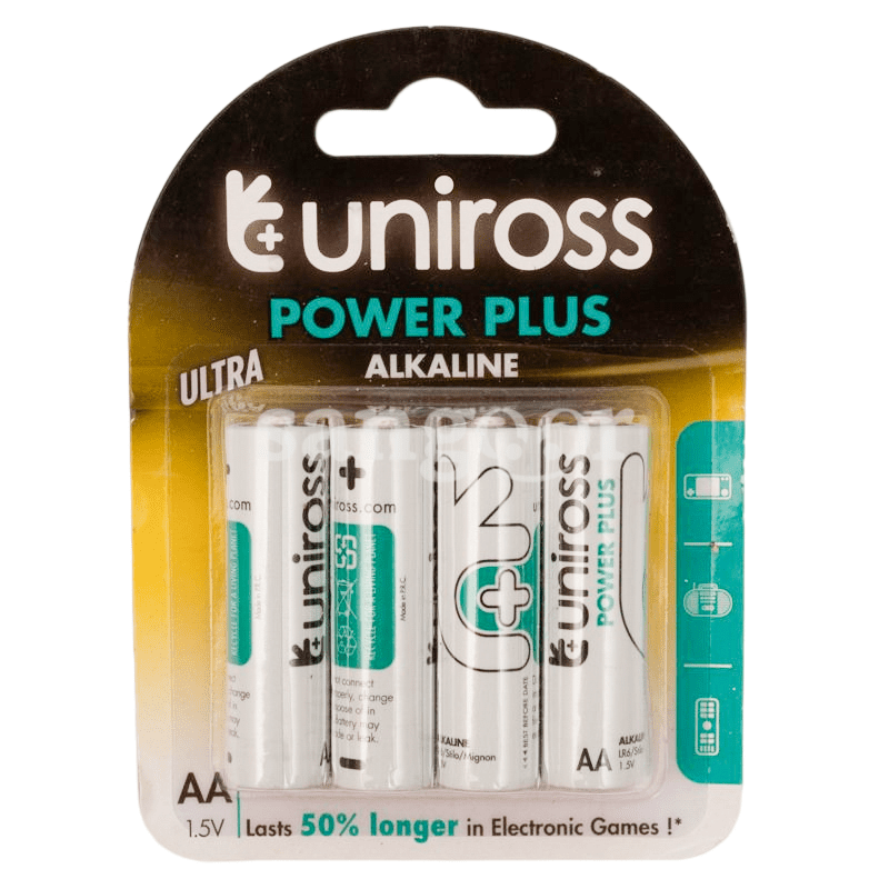 UNIROSS PILE POWER PLUS R06 BP4 AA 1.5V