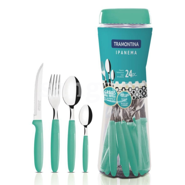 COFFRET-MENAGERE-TRAMONTINA-VERT-24PCS-1.png Prix Tunisie