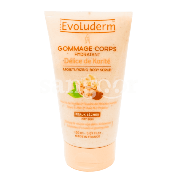 EVOLUDERM GOMMAGE CORPS 150ML DELICE DE KARITE