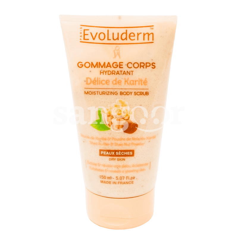 EVOLUDERM GOMMAGE CORPS 150ML DELICE DE KARITE EVOLUDERM GOMMAGE CORPS 150ML DELICE DE KARITE