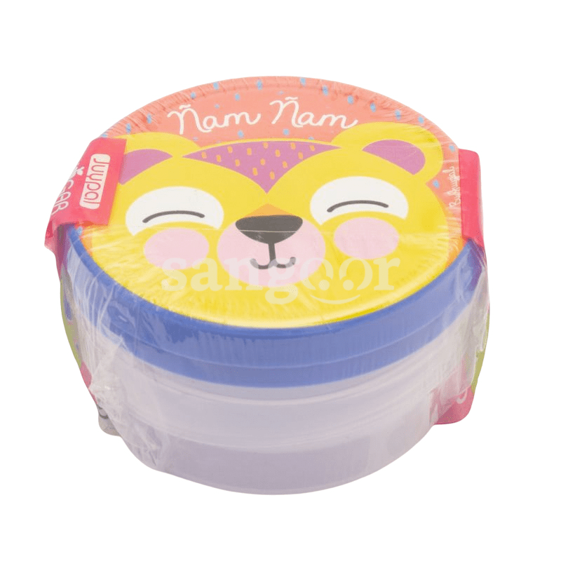 HOGAR BOITE SET 20.25L ROND VERT KIDS