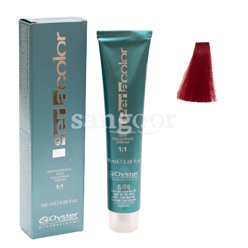 PERLACOLR TEINTURE N566 CHATAIN CLAIR ROUGE INTENSE