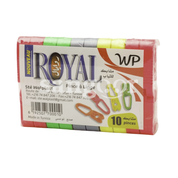 ROYAL BOITE PINCES A LINGE 10P-SANGOUR.TN-TUNISIE.