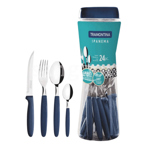 TRAMONTINA-COFFRET-MENAGERE-BLEU-24PCS.png Prix Tunisie