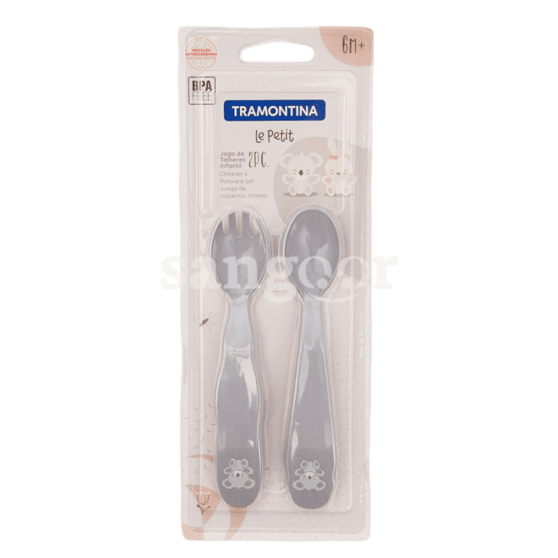 TRAMONTINA KIT COUVERTS GRIS POUR ENFANTS
