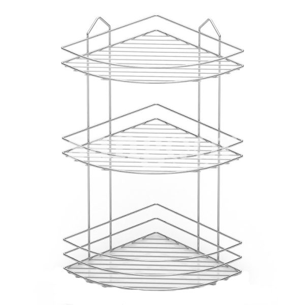 GUREX SUPPORT SALLE DE BAIN 3 NIVEAUX REF EK03 CHROME