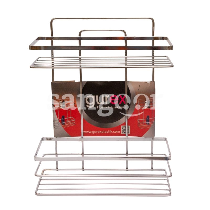 GUREX SUPPORT SALLE DE BAIN CHROME 2 NIVEAUX REF LS02-SANGOUR.TN-TUNISIE. GUREX SUPPORT SALLE DE BAIN CHROME 2 NIVEAUX REF LS02-SANGOUR.TN-TUNISIE.