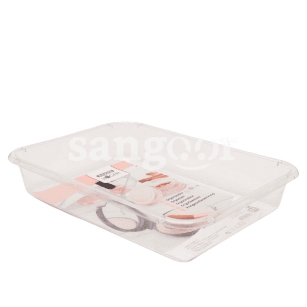 HOGAR BOX DE RANGEMENT RECTANGULAIRE TRANPARENT 1P 3.5L