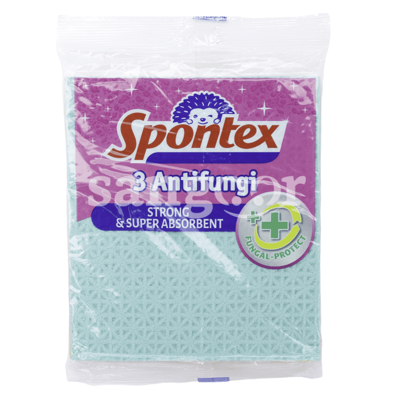 LAVETTE SPONTEX 2018CM ANTI-FONGIQUE 3PCS
