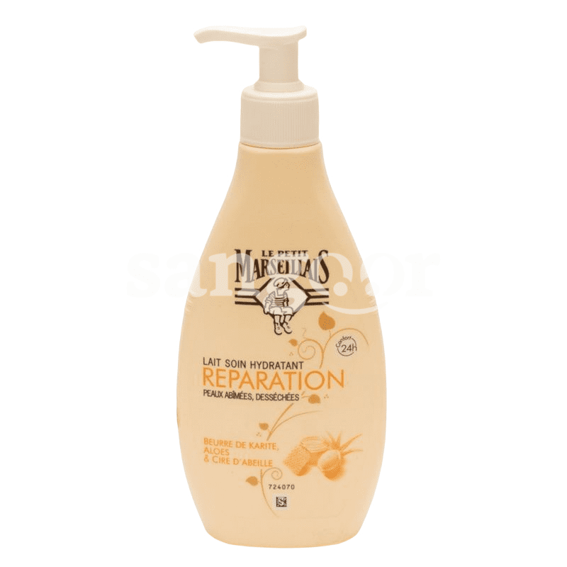 LE PETIT MARSEILLAIS LAIT DE CORPS 250ML BEURRE DE KARITE CIRE D ABEILLE