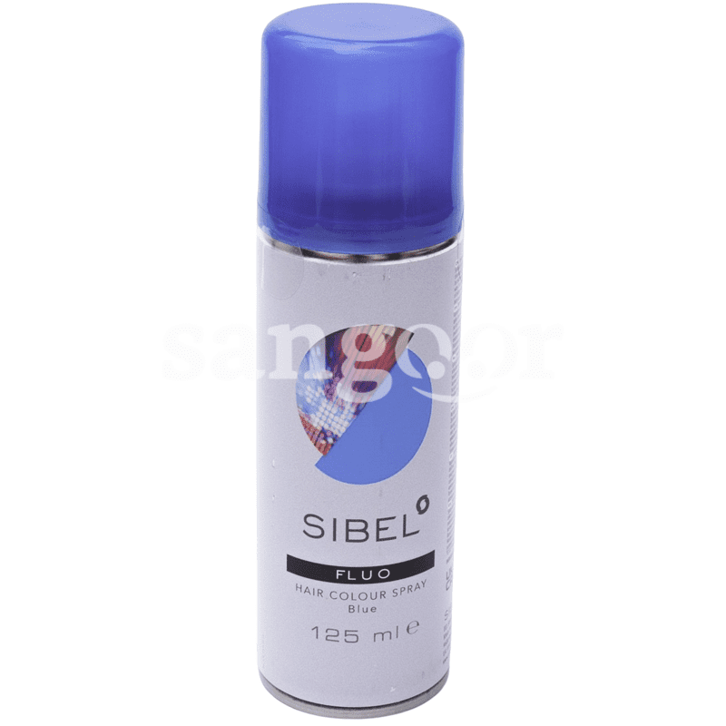 SIBEL SPRAY COLORANT CHEVEUX FLUO BLEU 125ML