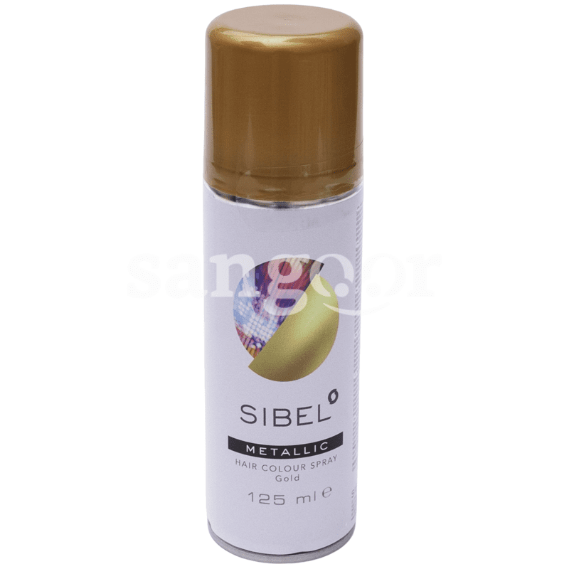 SIBEL SPRAY COLORANT CHEVEUX OR METALLISE 125ML