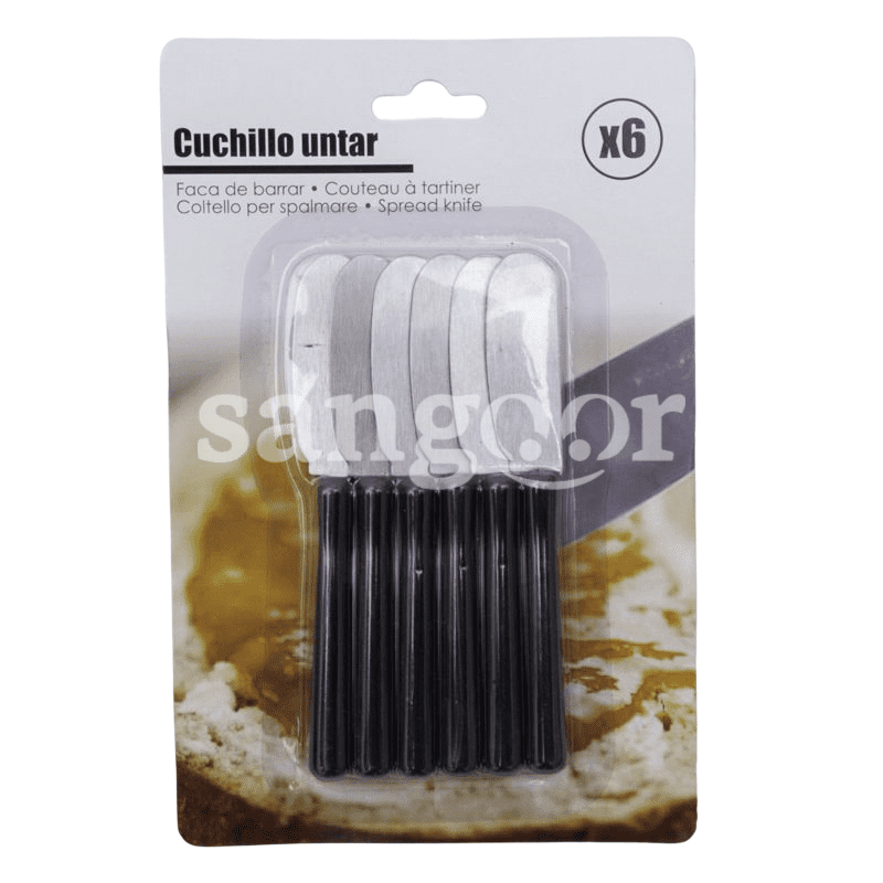 AR KITCHEN COUTEAUX A TARTINER 6PCS