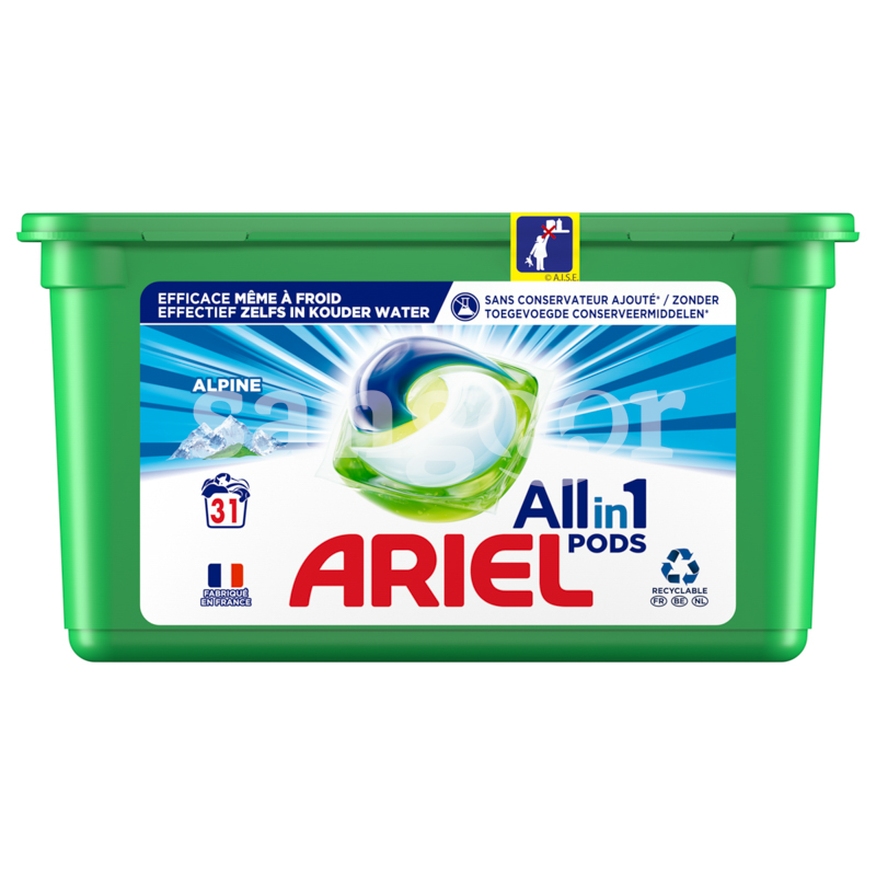 ARIEL CAPSULES 31 LAVAGES ALPINE ALL IN 1 ARIEL-CAPSULES-31-LAVAGES-ALPINE-ALL-IN-1.png Prix Tunisie