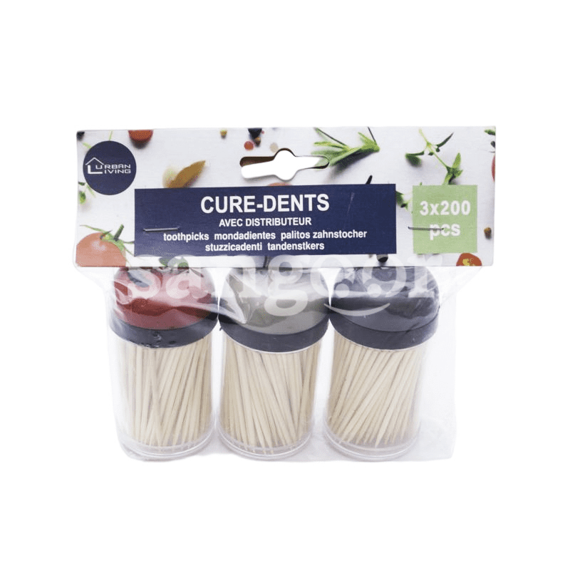 CURE DENTS URBAN LIVING LOT 3 BOITES200PCS