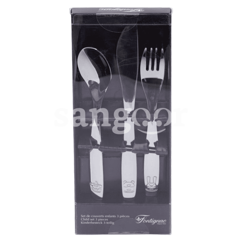 ENSEMBLE DE COUVERTS POUR ENFANTS FONTIGNAC 3PCS