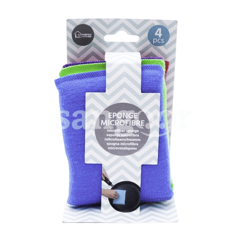 EPONGE MICROFIBRE 4PCS URBAN LIVING