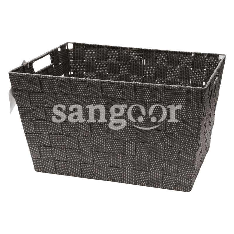 KIPIT PANIER EN TISSU TRESSE BEIGE 352520CM