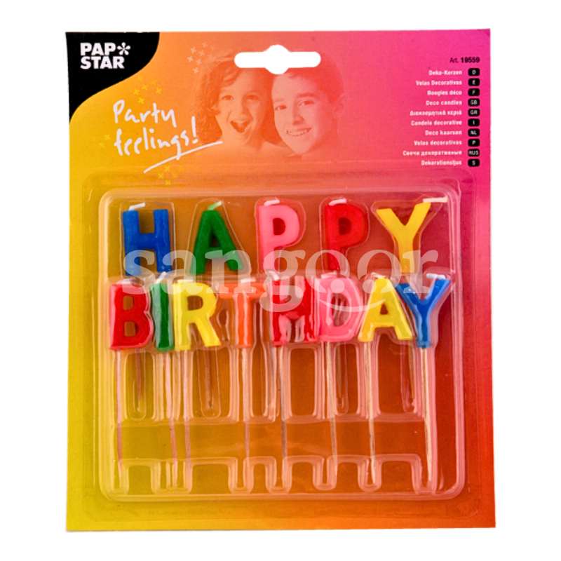 PAP STAR BOUGIE ALPHABET JOYEUX ANNIVERSAIRE PAP-STAR-BOUGIE-ALPHABET-JOYEUX-ANNIVERSAIRE.png. Prix Tunisie
