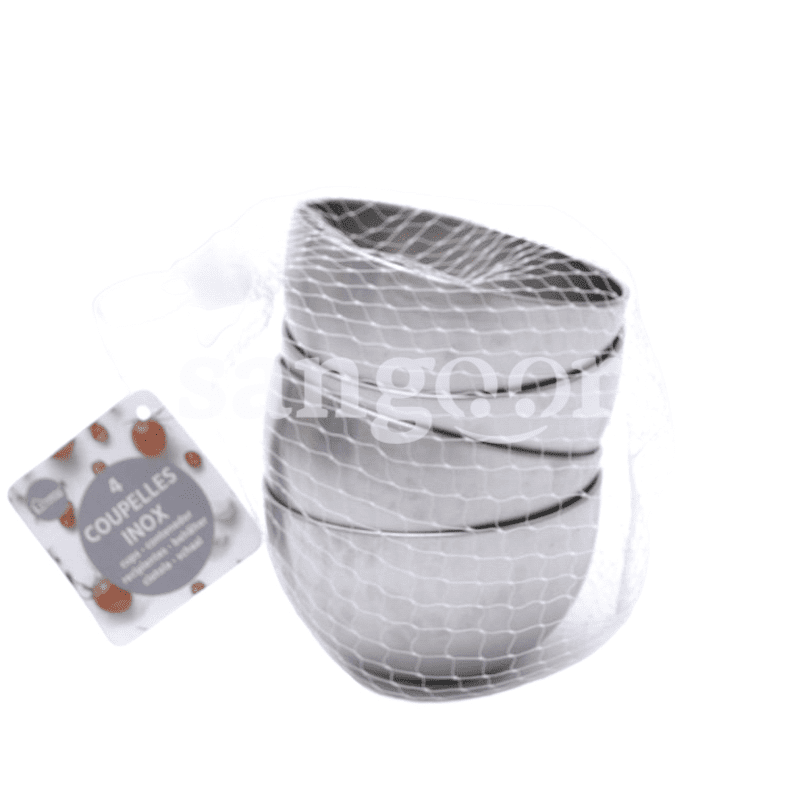 URBAN LIVING COUPELLES APERATIF INOX 4PCS