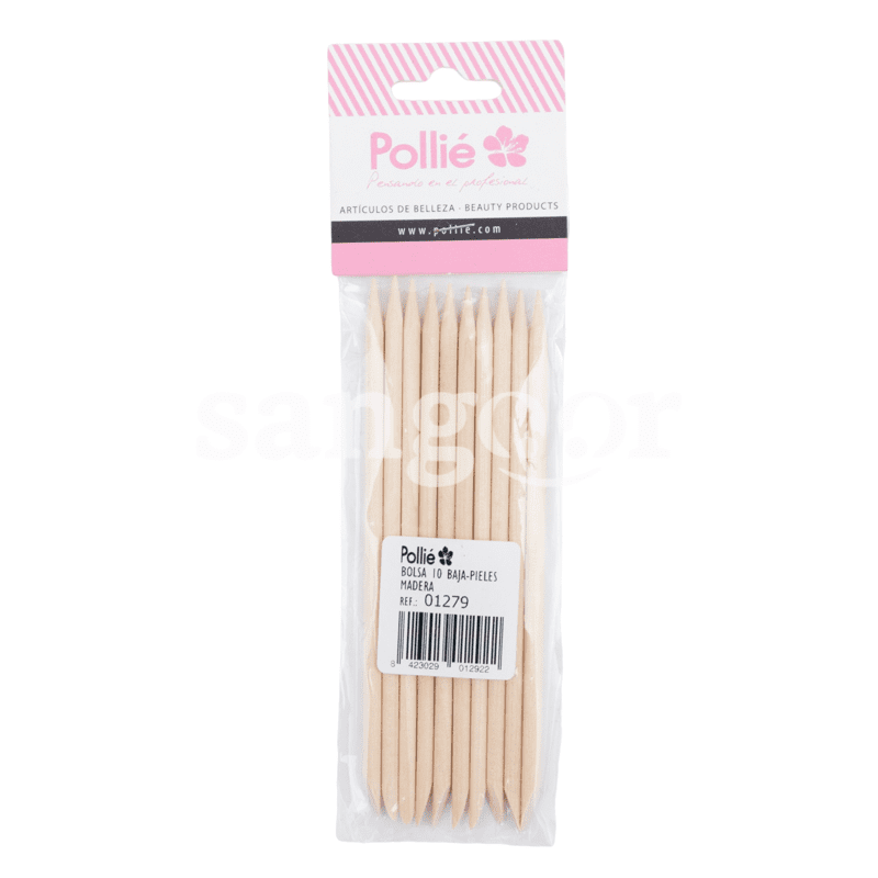 BATONNETS EN BOIS POLLIE 10PCS