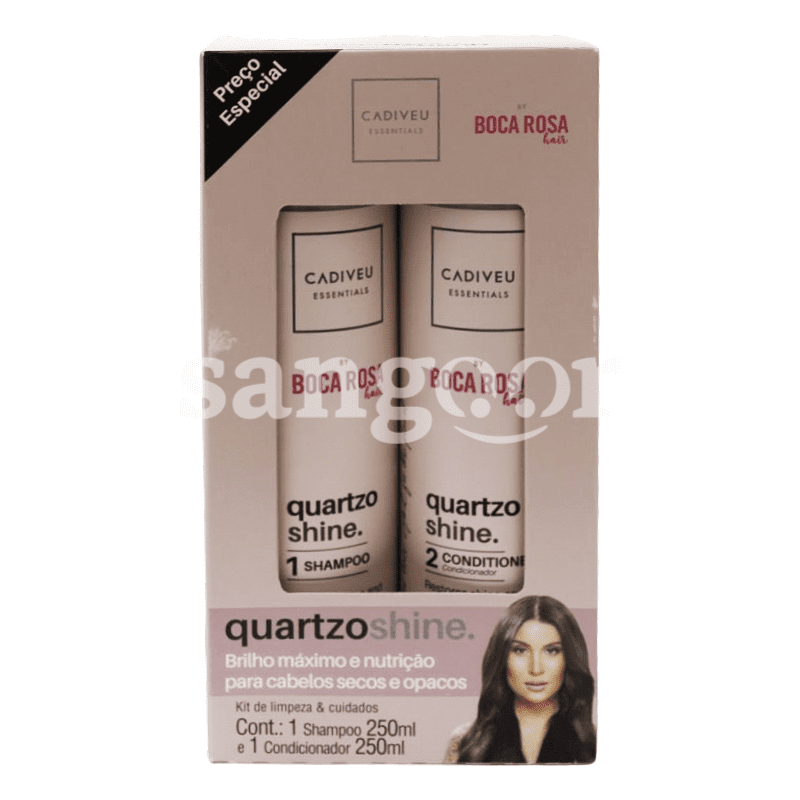 CADIVEU KIT SHAMPOING+APRES SHAMPOING 250ML QUARTZO SHINE