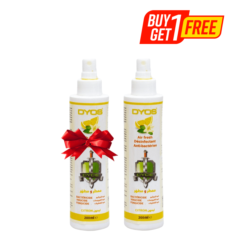DYOS AIR FRESH ANTIBACTERIEN CITRON 200ML+1GRAT