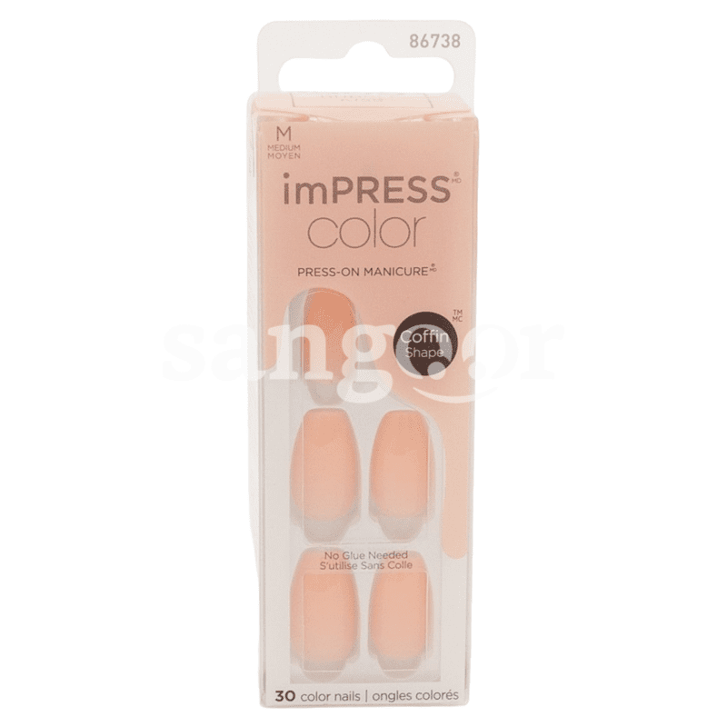 KISS FAUX ONGLES IMPRESS BUBBLE KISS 30PCS