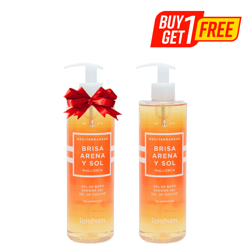 LAISEVEN GEL DOUCHE 500ML MALLORCA+1GRAT