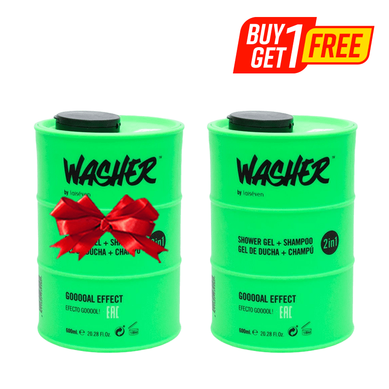 LAISEVEN GEL DOUCHE+SHAMPOING 600ML GOAL EFFECT+1GRAT