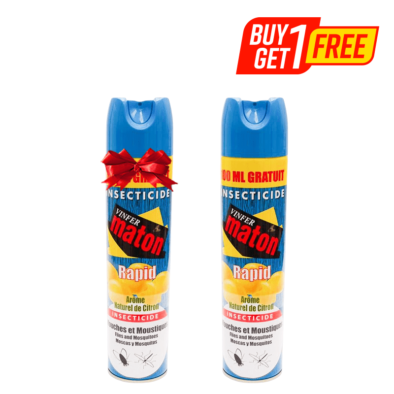MATON INSECTICIDE RAPID CITRON 400ML+1GRAT