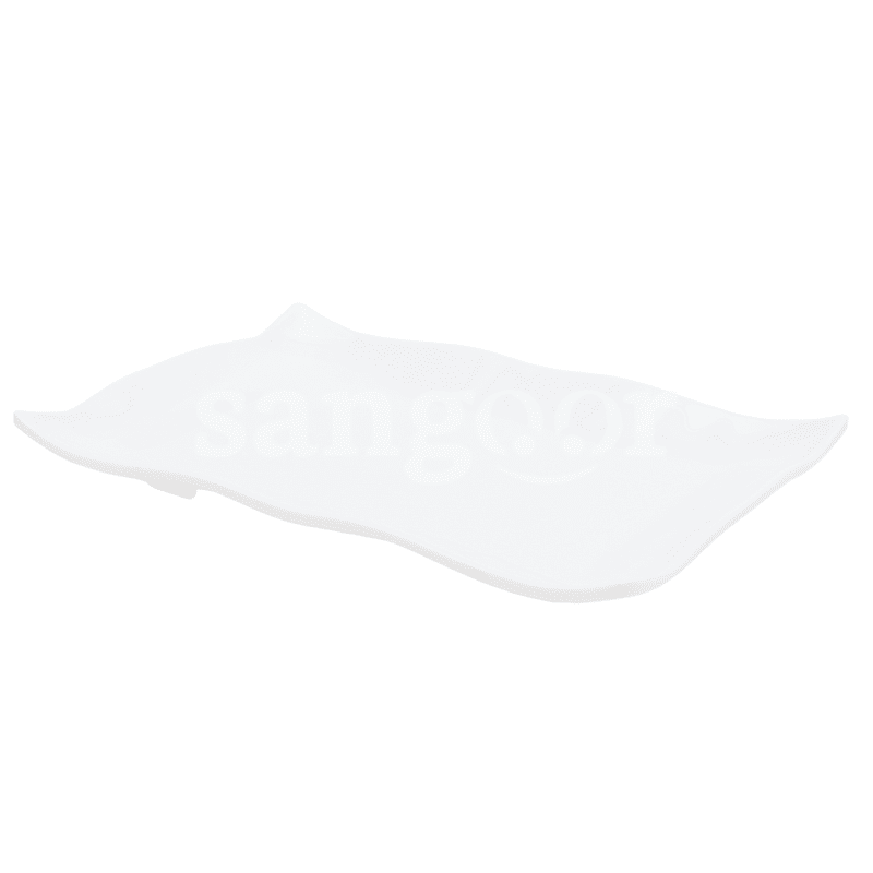 MELAMINE PLAT DE PRESENTATION BLANC REF 8410
